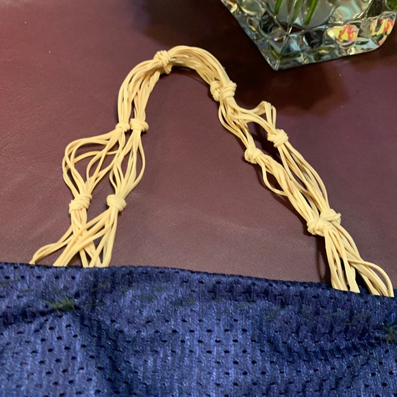 Unisex tote bag with rubber handles - Picture 2 of 5